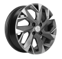 Легковой диск Khomen Wheels KHW1402 5,5x14 4x98 ET35 58,5 Gray-FP